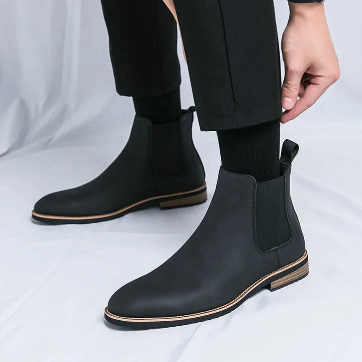 Kayden | Chelsea Leather Boots