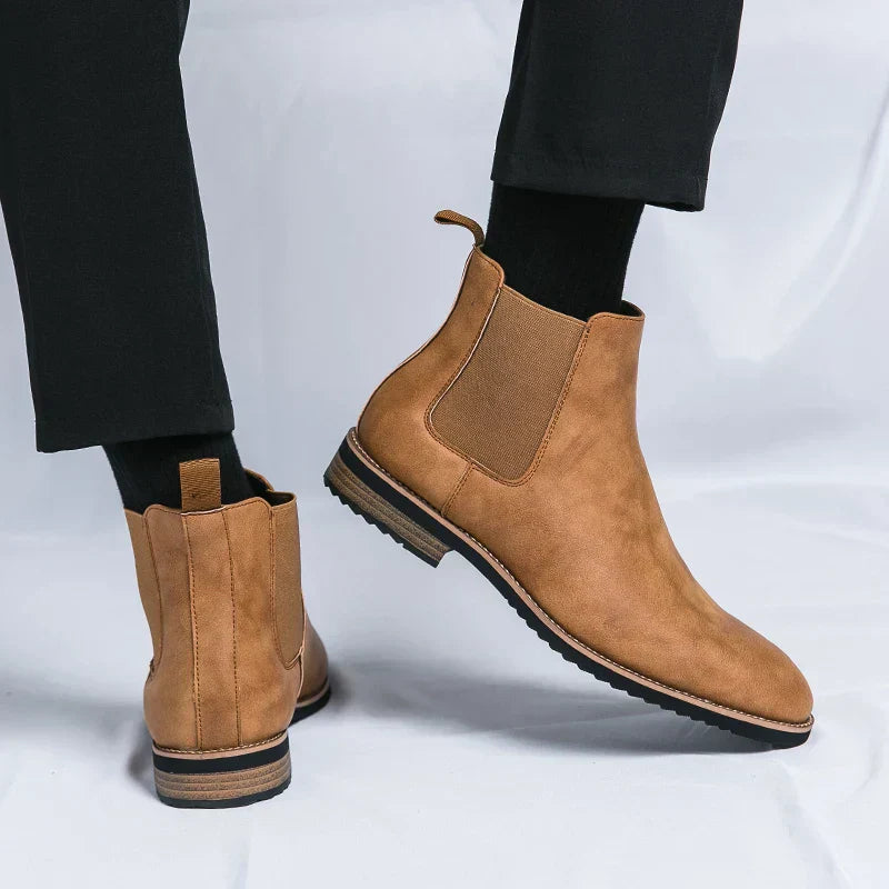 Kayden | Chelsea Leather Boots