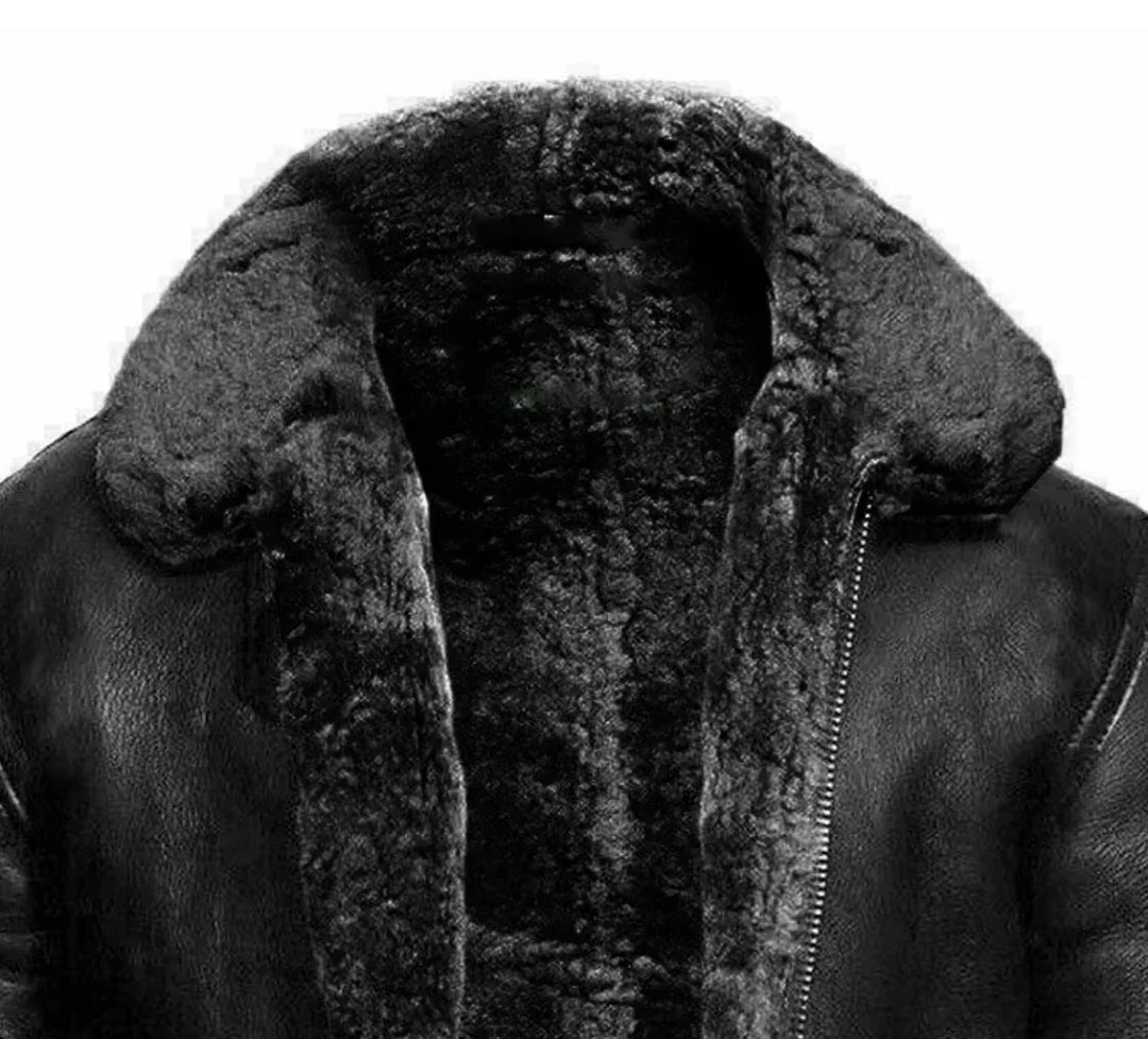 MATTIA™ | HIGH-QUALITY LEATHER WINTER COAT