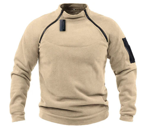 Jomartson - Military Style Fleece Pullover