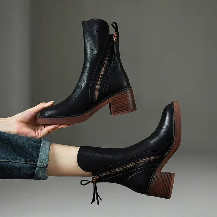 Klara™ – Leather Ankle Boots