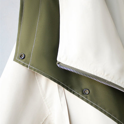 Stylish Women's Waterproof Windbreaker Jacket with Layered Hood - Lightweight Casual Coats for Unpredictable Weather