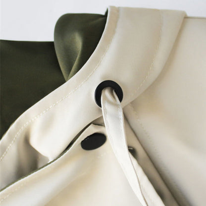 Stylish Women's Waterproof Windbreaker Jacket with Layered Hood - Lightweight Casual Coats for Unpredictable Weather