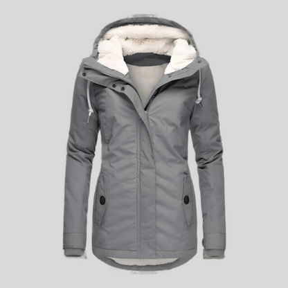 Women's Waterproof Rain Jacket with Adjustable Hood and Extended Back Hem – Lightweight, Windproof Rains Jacket for All-Weather Protection