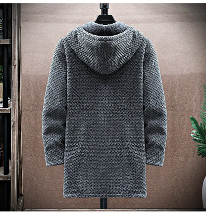 Men's Hoodie with Fleece-Lined Interior and Durable Zipper – Modern Tailored Fit, Deep Pockets