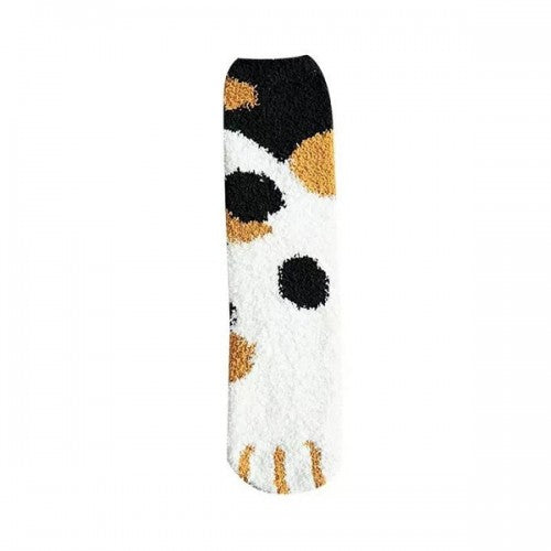 Soft cat paw socks