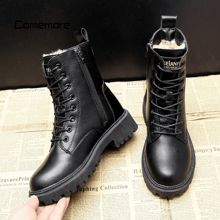 Hanna™ - Lined Leather Boots