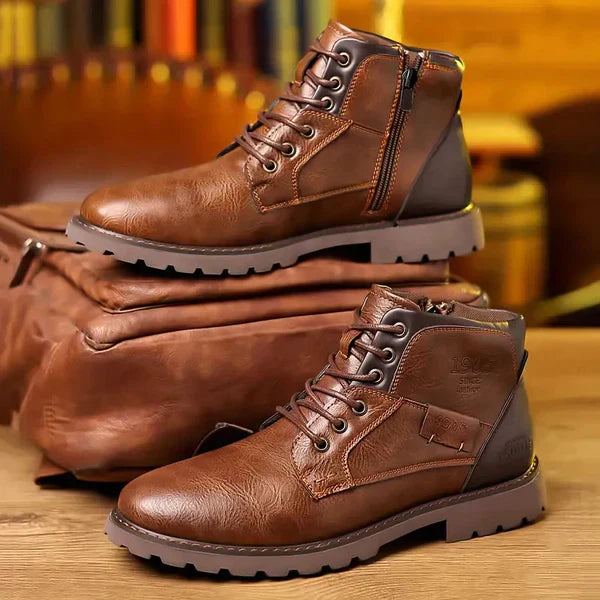 Jethro | Lace-Up Boots Made from Durable Leather