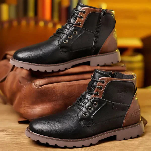 Jethro | Lace-Up Boots Made from Durable Leather