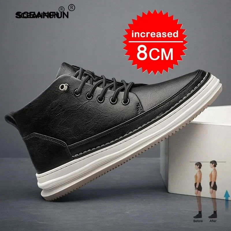 LEX| Casual high shoes +6CM +8CM