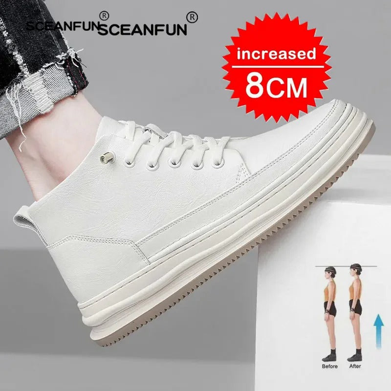 LEX| Casual high shoes +6CM +8CM