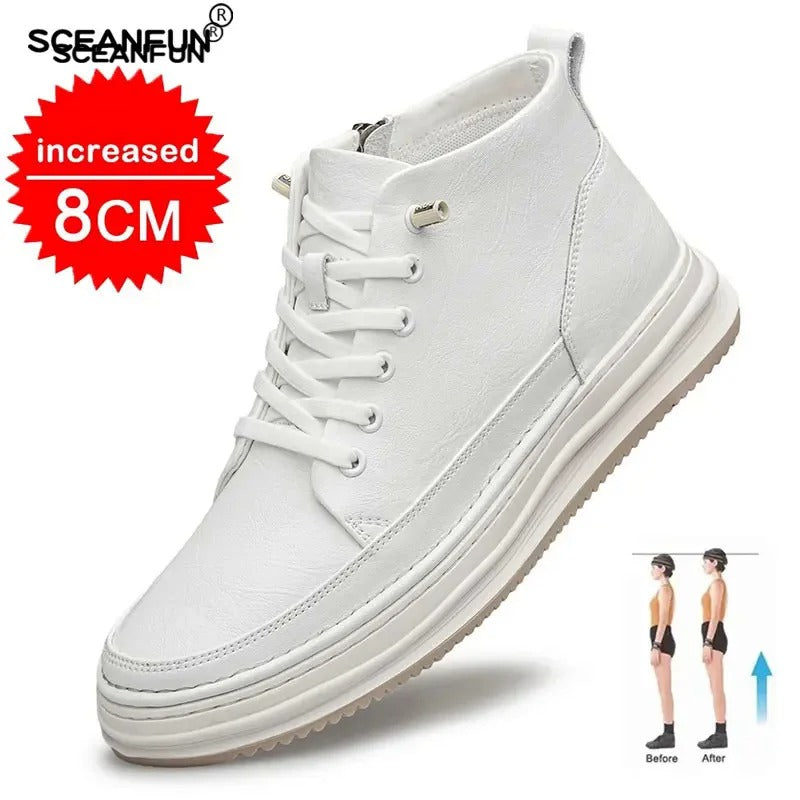 LEX| Casual high shoes +6CM +8CM