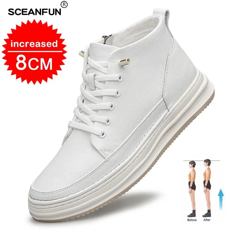 LEX| Casual high shoes +6CM +8CM