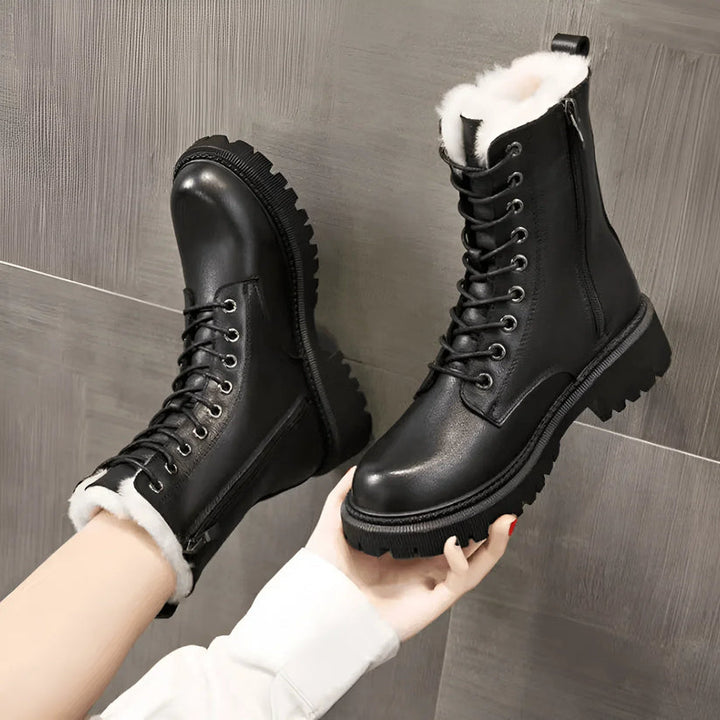 Hanna™ - Lined Leather Boots